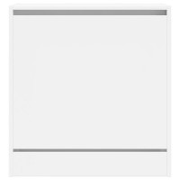 Produktbild för Skohylla vit 60x34x63,5 cm konstruerat trä
