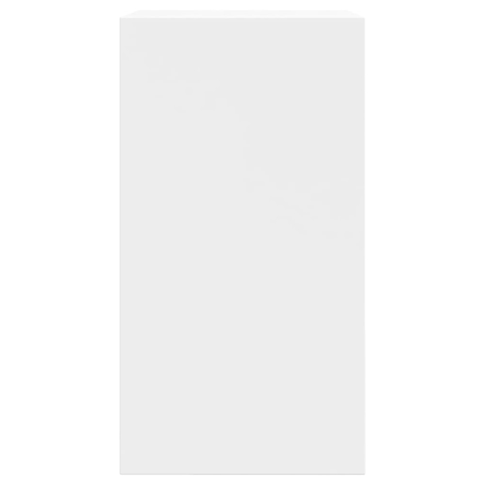 Produktbild för Skohylla vit 60x34x63,5 cm konstruerat trä