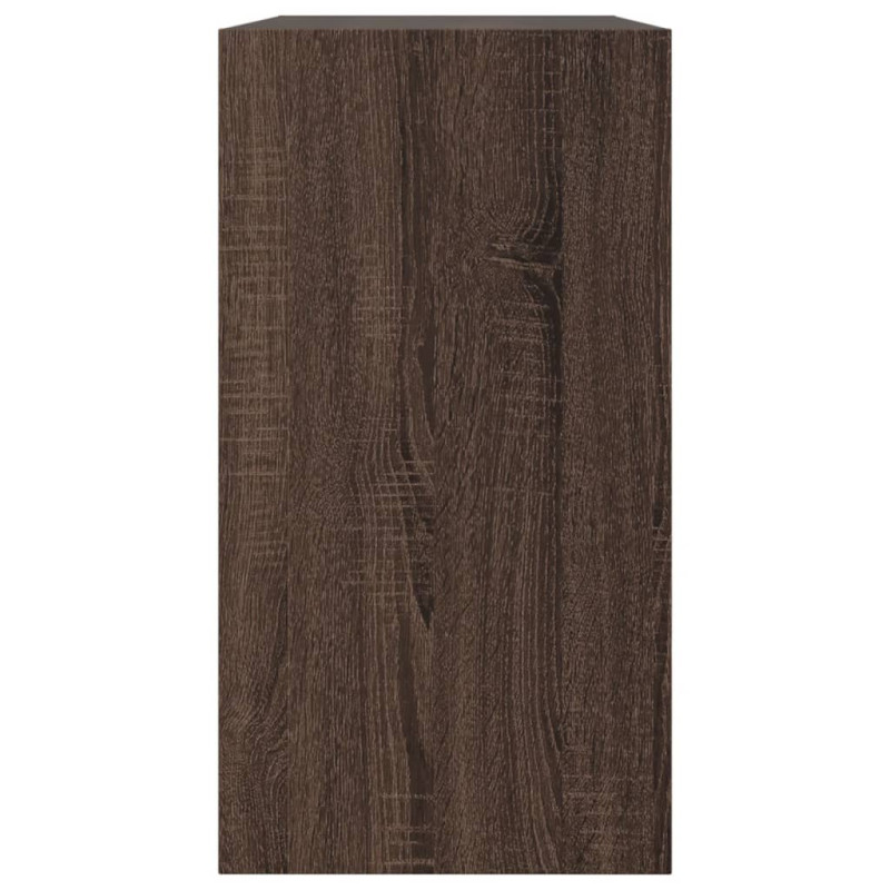 Produktbild för Skohylla brun ek 80x34x63 cm konstruerat trä