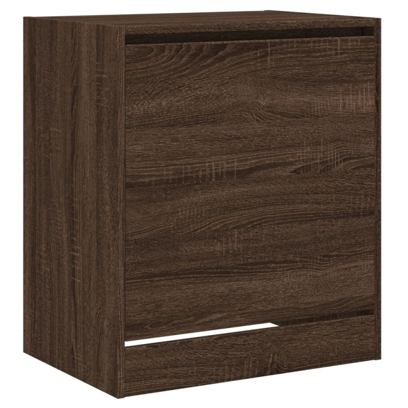 Produktbild för Skohylla brun ek 60x42x69 cm konstruerat trä