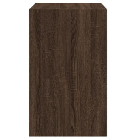 Miniatyr av produktbild för Skohylla brun ek 60x42x69 cm konstruerat trä