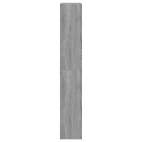 Miniatyr av produktbild för Skohylla grå sonoma 60x21x125,5 cm konstruerat trä