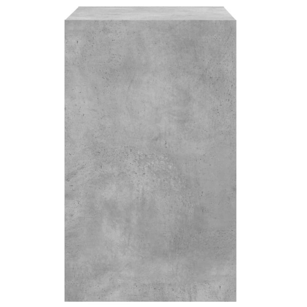 Produktbild för Skohylla betonggrå 60x42x69 cm konstruerat trä