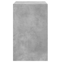 Produktbild för Skohylla betonggrå 60x42x69 cm konstruerat trä