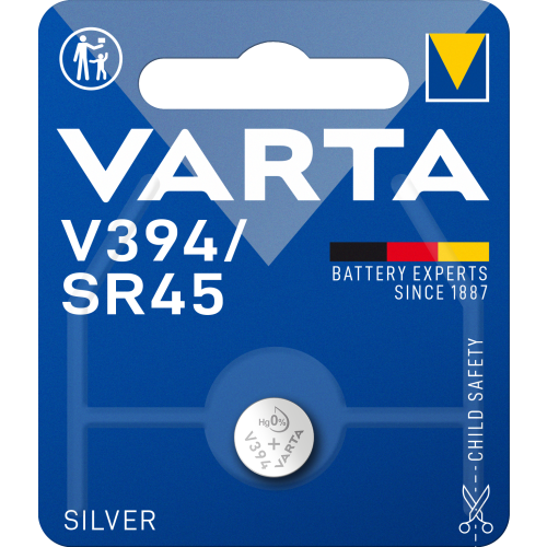 Varta SR45 / V394 Knappcellsbatteri Silver 1,55V 1-pack