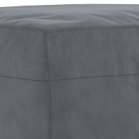 Produktbild för Soffgrupp med kuddar 4 delar mörkgrå sammet