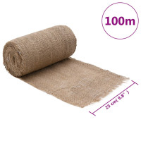 Produktbild för Juterulle 0,25x100 m 100% jute 200 gsm