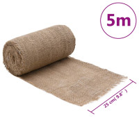 Produktbild för Juterulle 0,25x5 m 100% jute 200 gsm