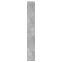 Produktbild för Skoskåp med 4 flip-lådor betonggrå 80x21x163,5 cm