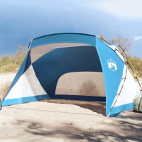 Produktbild för Strandtält azurblå 274x178x170/148 cm 185T polyester