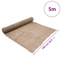 Produktbild för Juterulle 1x5 m 100% jute 200 gsm