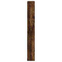 Produktbild för Skoskåp med 4 flip-lådor rökfärgad ek 80x21x163,5 cm