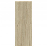Produktbild för Skoskåp med 2 flip-lådor sonoma-ek 60x42x108 cm