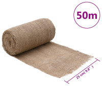 Produktbild för Juterulle 0,25x50 m 100% jute 200 gsm