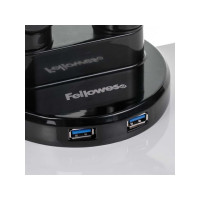 Produktbild för Monitorarm FELLOWES Platinum gas dubbel