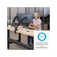 Produktbild för Monitorarm FELLOWES Platinum gas dubbel