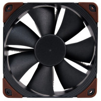Produktbild för Noctua NF-F12 industrialPPC-3000 PWM Datorväska Fan 12 cm Svart, Brun