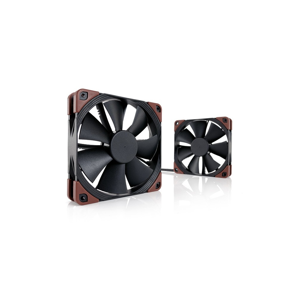 Produktbild för Noctua NF-F12 industrialPPC-3000 PWM Datorväska Fan 12 cm Svart, Brun