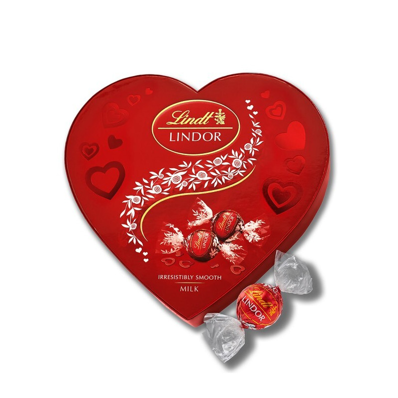 Produktbild för Lindor Chokladhjärta 200g