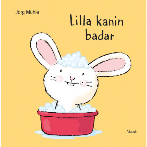 Jörg Mühle Lilla Kanin badar (bok, board book)