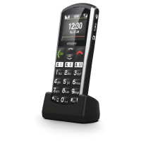 Produktbild för Emporia SiMPLiCiTY 5,08 cm (2") 90 g Svart, Silver Seniortelefon