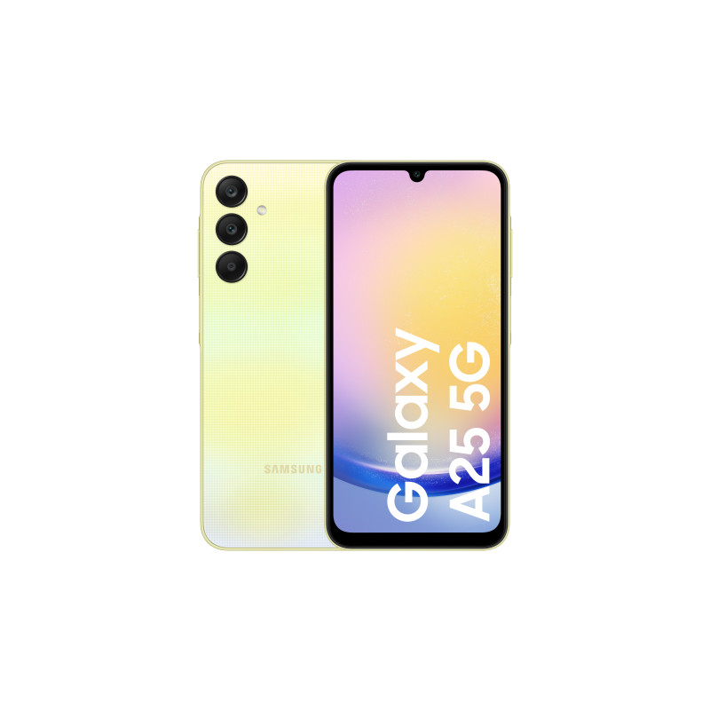 Produktbild för Samsung Galaxy A25 5G SM-A256B 16,5 cm (6.5") Dubbla SIM-kort Android 14 USB Type-C 128 GB 5000 mAh Gul