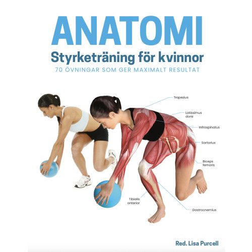 Lisa Purcell Anatomi - styrketräning för kvinnor : 70 övningar som ger maximalt resultat (bok, flexband)