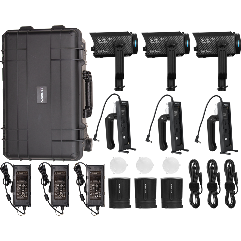 Produktbild för Nanlite Forza 60C RGBLAC led 3 Light kit