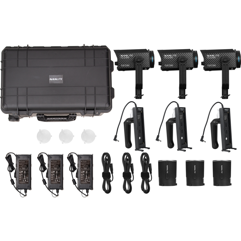 Produktbild för Nanlite Forza 60C RGBLAC led 3 Light kit