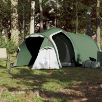 Produktbild för Campingtält tunnel 2 personer grön vattentätt