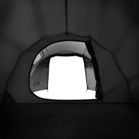 Produktbild för Campingtält tunnel 2 personer vit mörkläggningstyg vattentätt