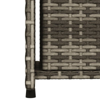 Produktbild för Trädgårdsskåp grå 50x55x115 cm konstrotting