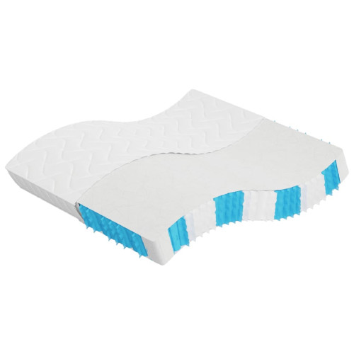 vidaXL Pocketresårmadrass medium fast 180x200 cm