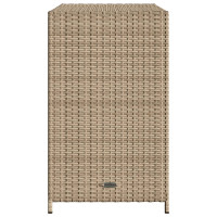 Produktbild för Trädgårdsskåp beige 83x45x76 cm konstrotting