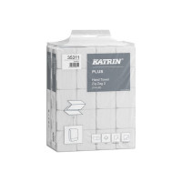 Produktbild för Handduk KATRIN Plus Zig Zag 2 4000/fp