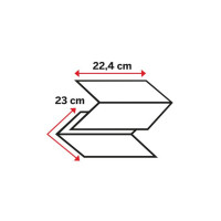 Produktbild för Handduk KATRIN Plus Zig Zag 2 4000/fp