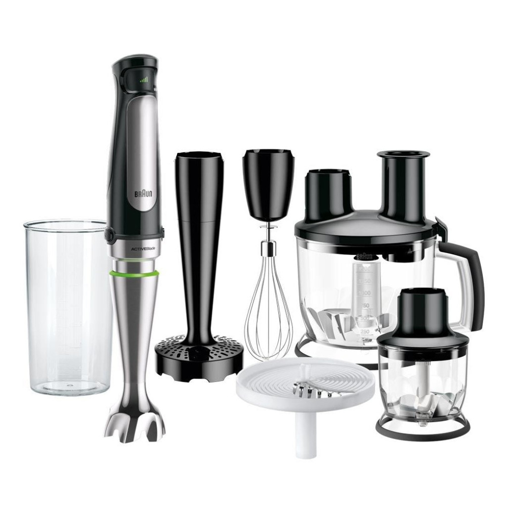 Produktbild för Braun MQ 7087X 1,2 l Stavmixer 1000 W Svart, Rostfritt stål