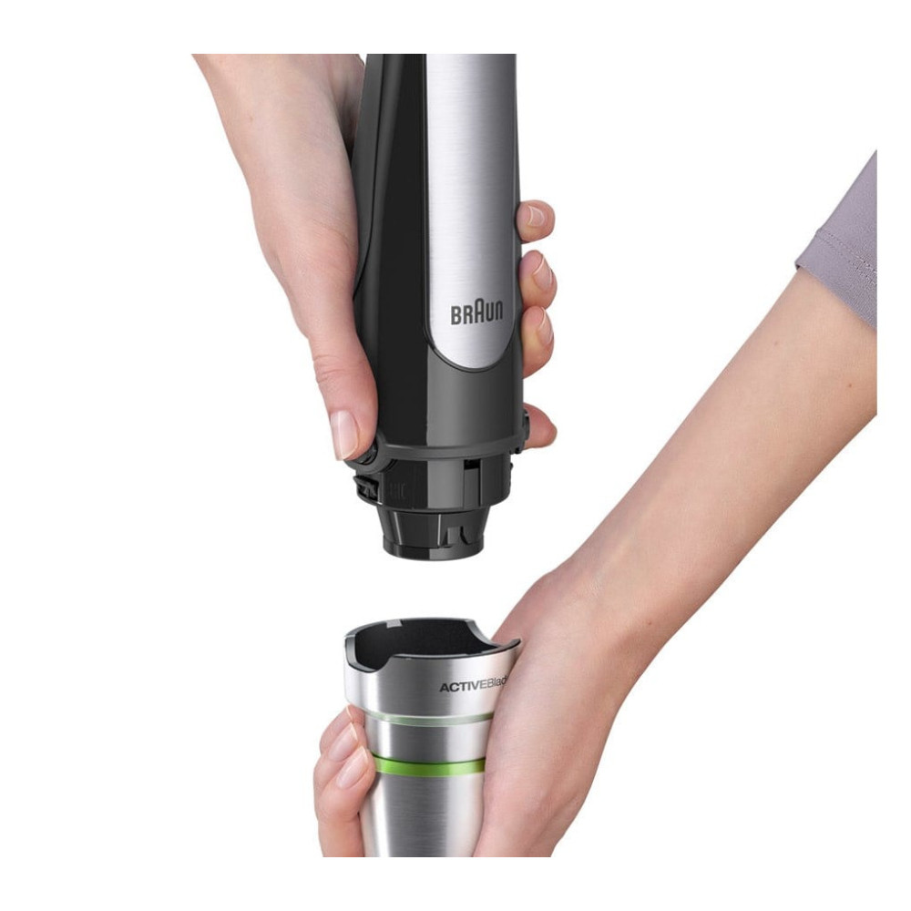Produktbild för Braun MQ 7087X 1,2 l Stavmixer 1000 W Svart, Rostfritt stål