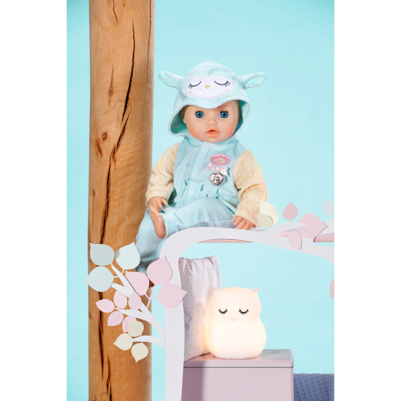 Produktbild för Baby Annabell Owl Onesie Docksparkdräkt