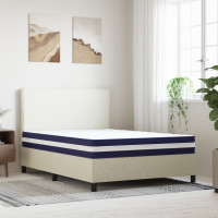 Produktbild för Pocketresårmadrass medium fast 140x190 cm