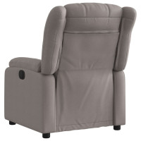 Produktbild för Reclinerfåtölj taupe tyg