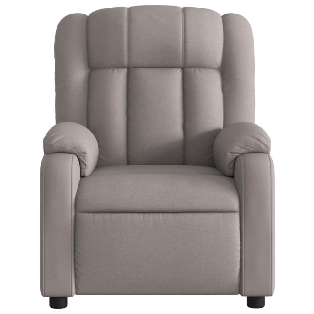 Produktbild för Reclinerfåtölj taupe tyg