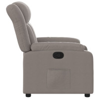 Produktbild för Reclinerfåtölj taupe tyg