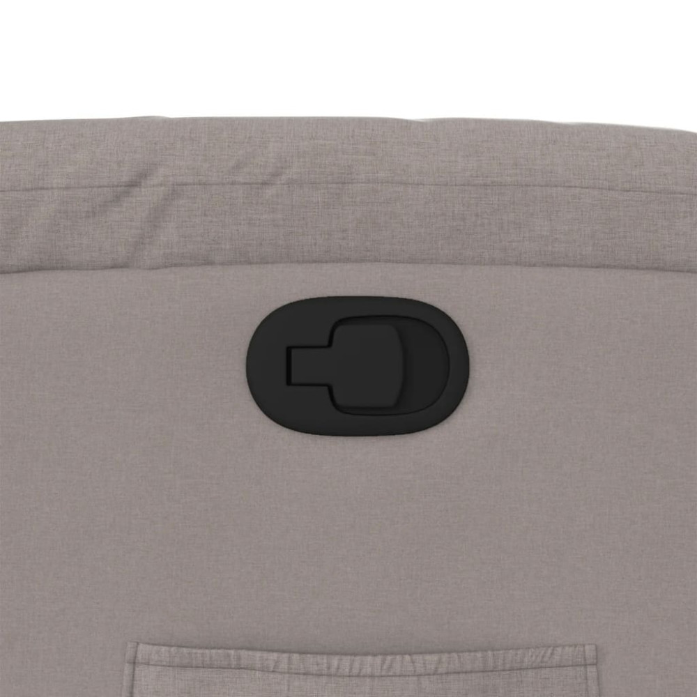 Produktbild för Reclinerfåtölj taupe tyg
