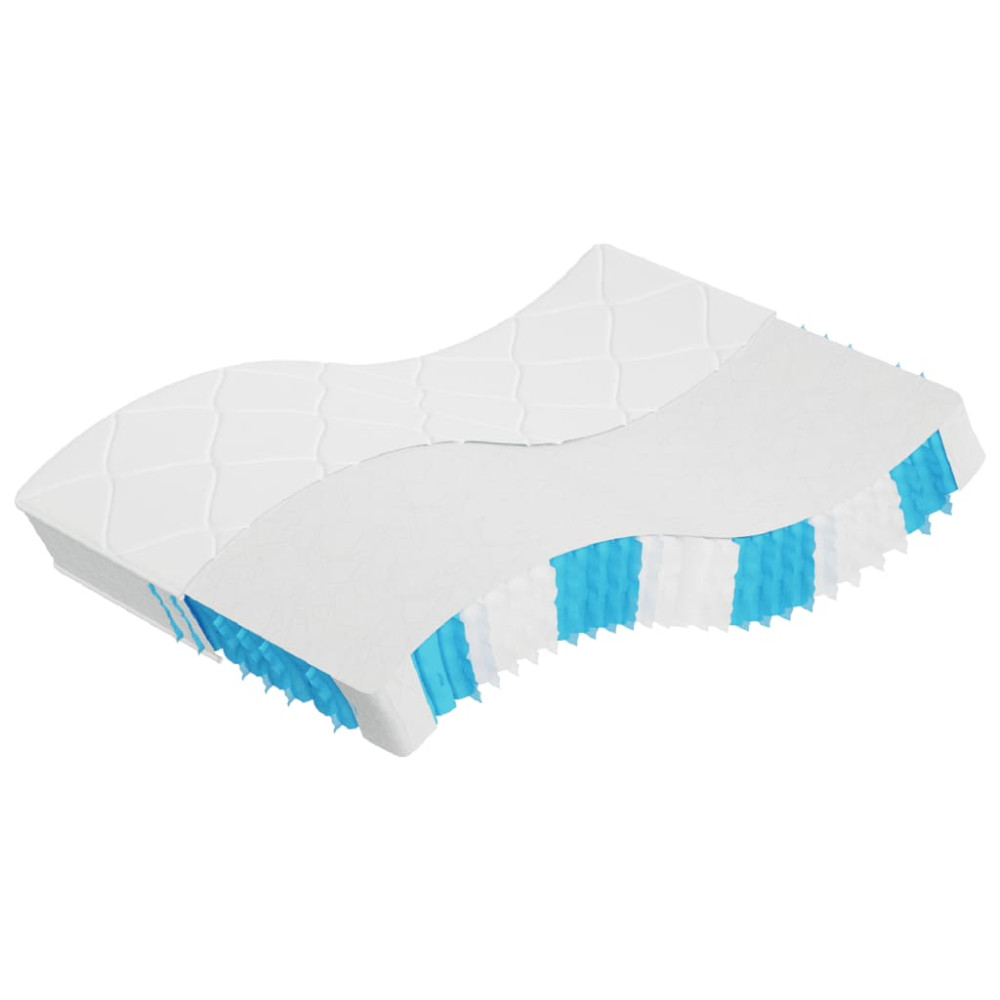 Produktbild för Pocketresårmadrass medium fast 140x190 cm