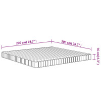 Produktbild för Skummadrass medium mjuk 200x200 cm