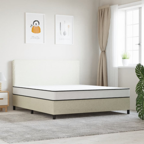 vidaXL Bonellresårmadrass medium 200x200 cm