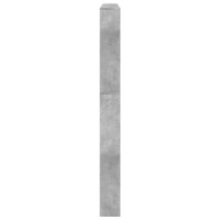 Produktbild för Skoskåp med 5 skåp betonggrå 63x17x169,5 cm