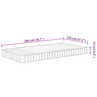 Produktbild för Skummadrass medium mjuk 120x200 cm