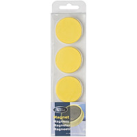 Miniatyr av produktbild för Magnetknappar ACTUAL 40mm gul 4/fp